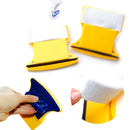 Lavavetri magnetico doppia spazzola per pulire su entrambi i lati contemporaneamente