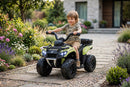 Quad Elettrico per Bambini Safari 6V con Bauletto Posteriore Verde