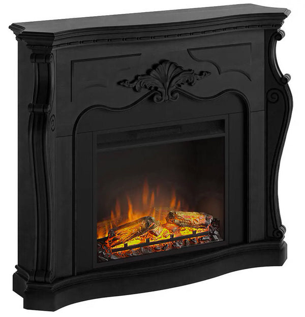 acquista Cheminée Electrique De Sol Effet Flamme 1500W Tagu Gala Noir