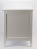 Baule Cassapanca Contenitore 90x40x50,5 cm in Legno Soriani Bianco