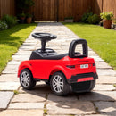 Macchina Cavalcabile per Bambini 65,5x28x42 cm Licenza Land Rover con Clacson e Spazio Portaoggetti Rosso      