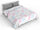 Couette réversible avec imprimé de molécules