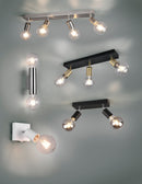 Applique da Interno   in Metallo Nickel Opaco