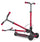 Trottinette 3 Roues Télescopique et Pliable Max 100 Kg Globber Ultimum Rouge