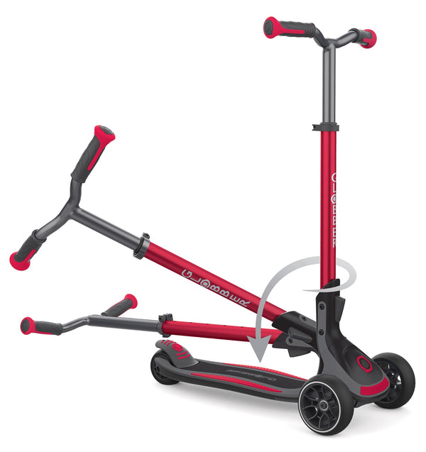 Trottinette 3 Roues Télescopique et Pliable Max 100 Kg Globber Ultimum Rouge prezzo