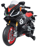 Moto Elettrica per Bambini 12V con Licenza Aprilia RS660 Nera