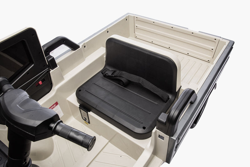 Macchina Elettrica per Bambini Licenza Piaggio Apecar 12V Bianco