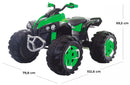 Quad Elettrico per Bambini 12V Kidfun New Quad Verde