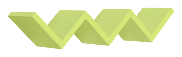 Mensola da Parete Libreria Zigzag 56x15,5 cm in Fibra di Legno Saetta Verde sconto