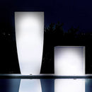 Vaso Luminoso da Giardino a LED Ø40 cm in Resina 5W Cypress Bianco Caldo