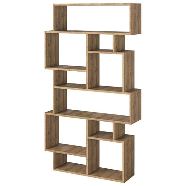 Libreria Moderna 168x96x25 cm Scaffale 8 Ripiani in MDF Rovere prezzo