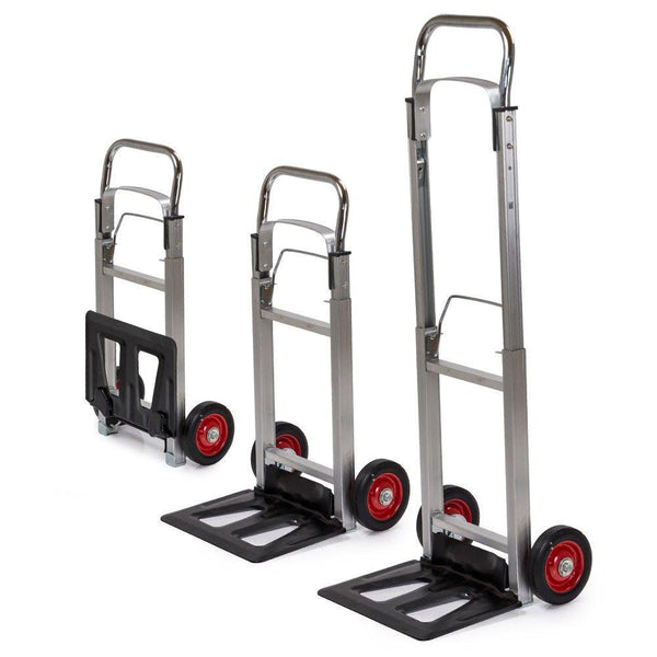 Chariot porte-bagages pliable 75 kg en aluminium acquista