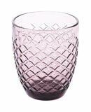 Set 6 Bicchieri Ø8,5x10 cm in Vetro Villa d'Este Home Tivoli Squared Rossi