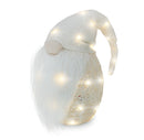 Gnomo di Natale H104 cm con Luci e Cappello Panna
