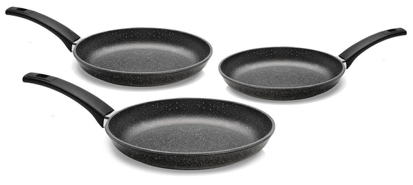 Set 3 poêles à frire Ø20-24-28 cm en aluminium moulé sous pression antiadhésif Olympia Hard Cook sconto