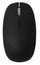 Souris sans fil rechargeable en plastique noir 2,4 GHz