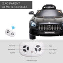 Macchina Elettrica per Bambini 12V con Licenza Mercedes GTR AMG Nera