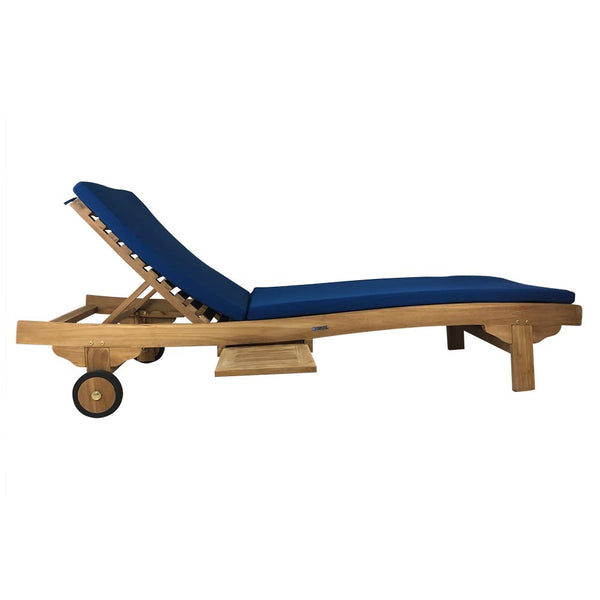 Cuscino per Lettino Prendisole Elafonisi Sfoderabile Spesso 5 cm Blu prezzo
