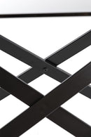 Tavolo 160x90x75 cm in Metallo TFT Glasgow Nero Opaco