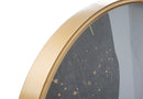 Orologio da Muro Art Ø60x6 cm in Ferro MDF e Vetro Multicolor