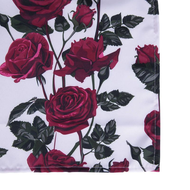 Tovaglia 140x180 cm 10 Posti in Poliestere VdE Tivoli 1996 Rose Baroque