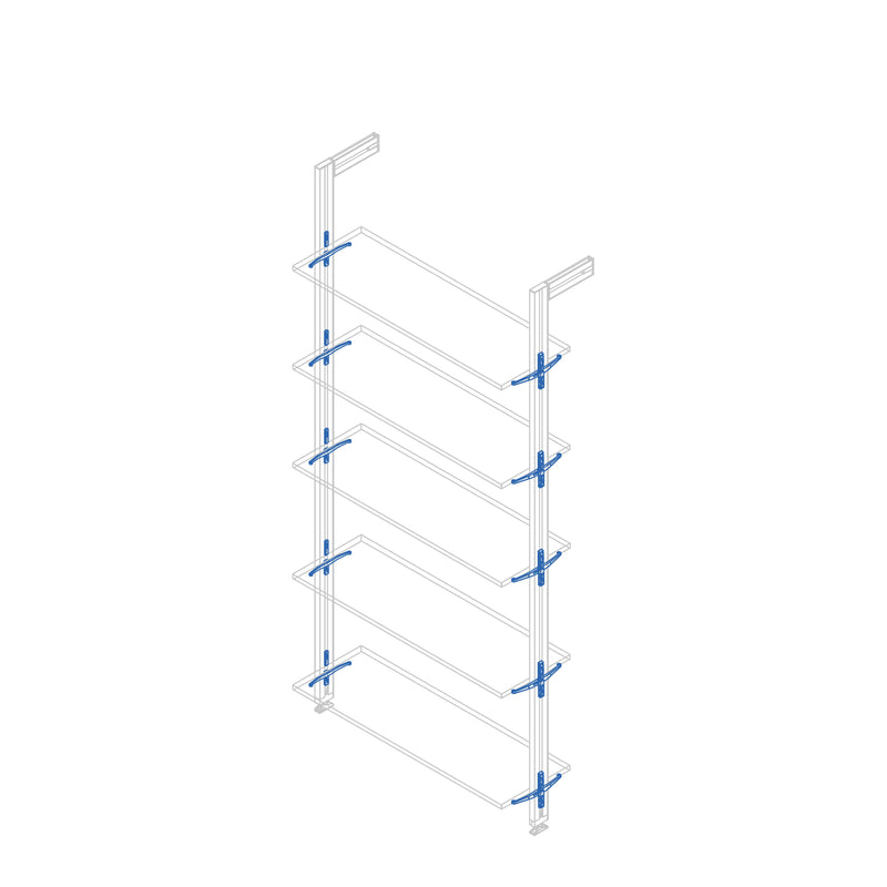 Set Staffe per Mensola in Zama Emuca 