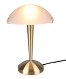 Lampada da Tavolo da Interno Attacco E14 in Metallo Ottone Opaco