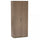 Armoire à 2 portes 75x38x174 h cm en aggloméré bilaminé chêne gris