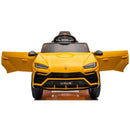 Macchina Elettrica per Bambini 12V con Licenza Lamborghini Urus Gialla