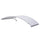 Auvent arqué en Polycarbonate Compact Opale Satinée Différentes Tailles