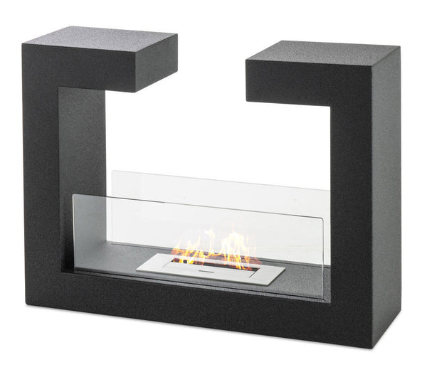 Cheminée Bioéthanol au Sol 78x25x58 cm Noir acquista