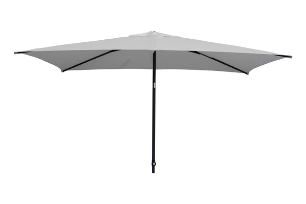 online Ombrellone da Giardino 3x2 m Palo Ø38 mm in Alluminio Tessuto Poliestere Trend Bianco