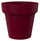 Vase Arkema POT S Ruby en résine Ø80x72 cm
