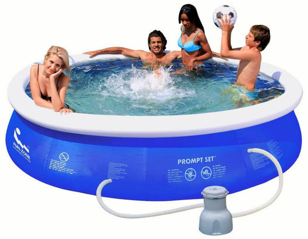 Piscine Autoportante Gonflable Ronde Hors Sol 360x76cm Jilong Bleu sconto