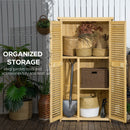 Armadio Mobile Portaoggetti da Giardino 87x46,5x160 cm in Legno 
