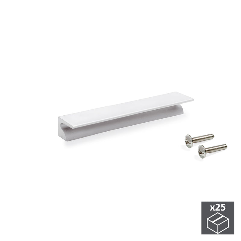 Maniglie per Mobile Interasse 64 mm Alluminio Anodizzato Opaco 25 Pezzi Emuca