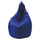 Pouf Confortable en Nylon Bleu Fadi