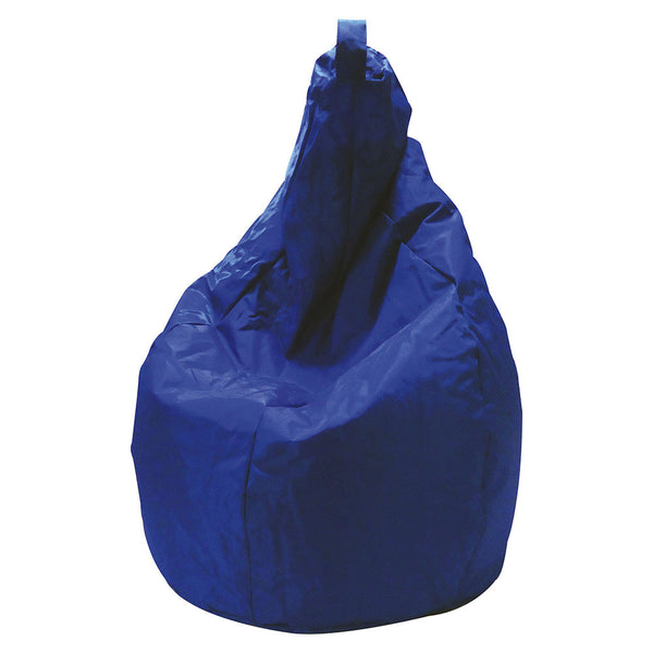 Pouf Confortable en Nylon Bleu Fadi sconto