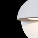 Lampada da parete Outdoor in Alluminio Mezzo Bianco