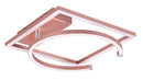 Plafoniera da Interno a LED SMD in Metallo Oro rosa