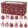 Set de 14 Boules de Noël Ø7,5 cm en Polyfoam à Rayures et Pois Box