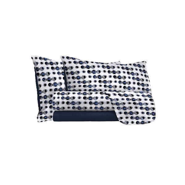 prezzo Ensemble de draps avec impression au-dessus du dessous et taies d'oreiller optiques