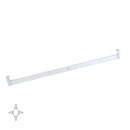 Barra Appendiabili per Armadio 100,8-115,8 cm 12V con LED Bianco Naturale e Sensore di Movimento Emuca
