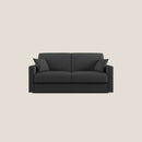 Divano Letto 3 Posti 206x92x96 cm in Tessuto Antracite