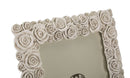 Cornice Roses 21x2,3x26,2 cm in Poliresina e Vetro