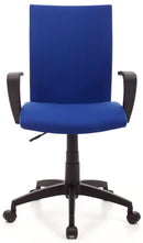 Sedia da Ufficio Operativa in Tessuto Milano Blu