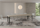 Tavolo Allungabile 200-304x90x77 cm Karamay Premium Cashmere Telaio Antracite 