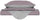 Housse de couette avec sac et taies d'oreiller double face Vieux Rose/Gris Clair