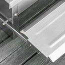 Mangiatoia per Galline 56x37x18,5 cm in Alluminio Argento