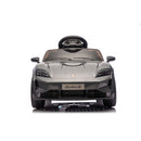 Macchina Elettrica per Bambini Porsche Taycan Turbo S 12V con Telecomando Bluetooth Luci LED e Tappetini Nero